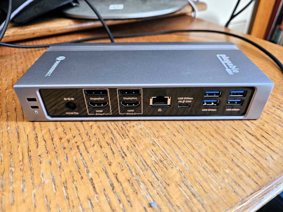 Plugable TBT4-UDZ Thunderbolt 4 USB4 Dock