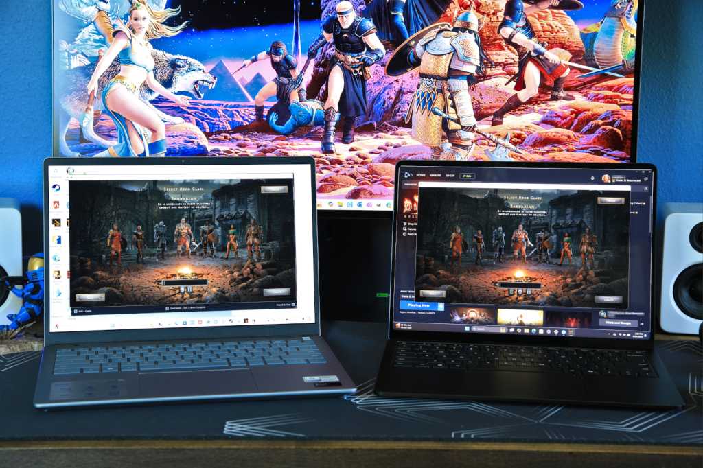 Qualcomm Adreno X1 vs Intel Arc graphics laptops hero