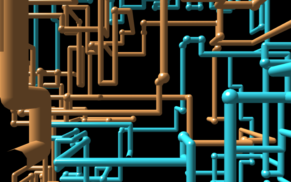 3D Pipes reconstruction